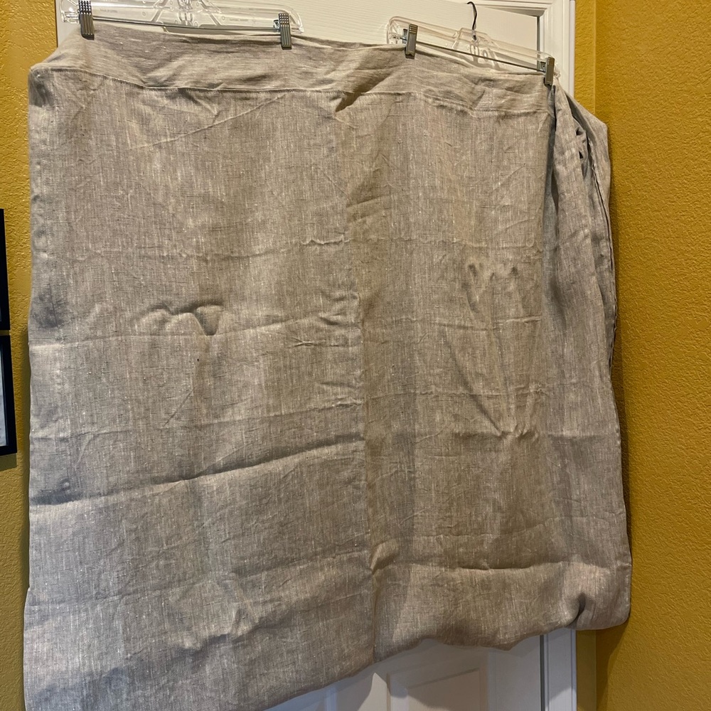 Linen slipcover: mattress cover for Twin XL